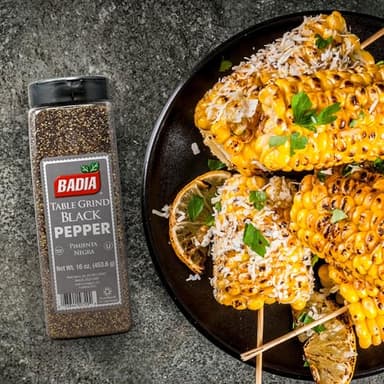 Badia Black Pepper Table Grind, 16 oz - Premium Seasoning for Cooking & Freshly Ground Flavor - Image 5
