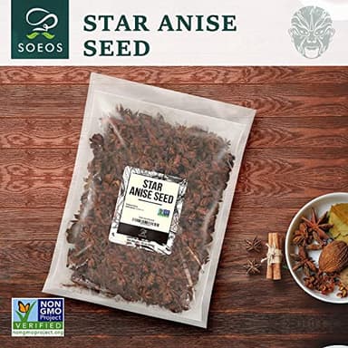 Soeos Star Anise Seeds 2 lb, Whole Chinese Star Anise Seeds, Star Anise Seeds, Dried Anise Star Spice, Non-GMO Verified, Fresh and Natural Anise Spice - Image 5