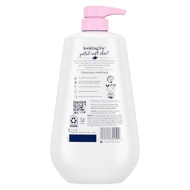 Dove Body Wash with Pump Renew Peony & Rose Oil For 24hr Lotion-Soft Skin Moisturizing Skin Cleanser with No Sulfates No Parabens 30.6 Oz - Image 2