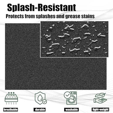 NOBONDO 12 Pack Bib Apron - Unisex white Apron Bulk with 2 Roomy Pockets Machine Washable for Kitchen Crafting BBQ Drawing - Image 3