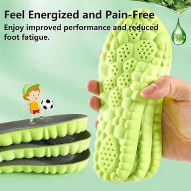 SolaraPickleball Insoles for Women Men, 4D Cloud Comfort Breathable Cushion Memory Foam Shoe Inserts Pickle Ball (1 Pair, Men 9.5-10.5/ Women 10.5-11.5) - Image 5