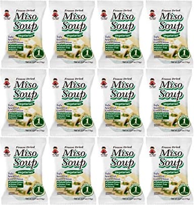 Miko Brand Freeze Dried Soup, Vegetarian, miso, 3.24 Ounce (Pack of 12) - Image 1