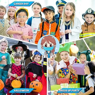GIFTINBOX Doctor Costume for Kids Doctor Lab Coat for Kids Real Stethoscope, Girls and Boys Halloween Costumes for Kids age 3-12… - Image 5