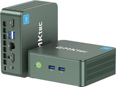 GMKtec Mini PC N150, G3 Plus Intel Twin Lake N150 (3.4GHz), 16GB DDR4 RAM 1TB PCIe M.2 SSD, Desktop Computer 4K Dual HDMI/USB3.2/WiFi 6/BT5.2/2.5G RJ45 - Image 2