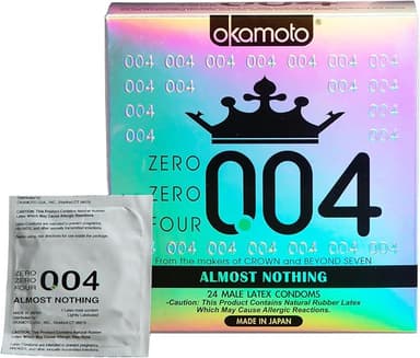 OKAMOTO 004 Condoms, 24 count - Image 1