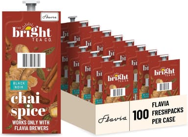 Flavia Bright Tea Co. Chai Spice Freshpacks works only with Flavia Brewers (Case of 100 - Image 2