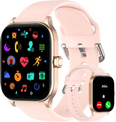 Othalne Smart Watch (Answer/Make Call), 1.85" Smartwatch for Android Phones and iPhone with Heart Rate,Sleep Monitor,Pedometer, 100+Sports Fitness Watch, IP68 Waterproof Fitness Tracker for Men Women - Image 2