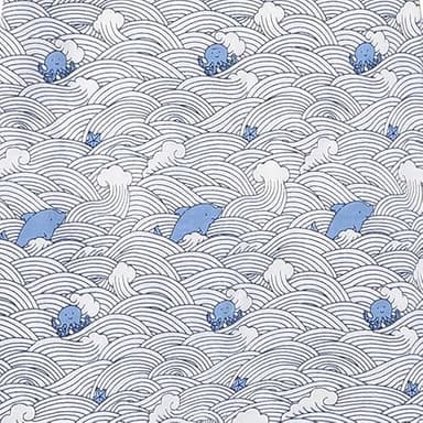 Owlivia Organic Cotton Baby Boy Girl Zip up Sleep N Play, Footless, Long Sleeve(18-24 Months, Wave & Navy) - Image 4