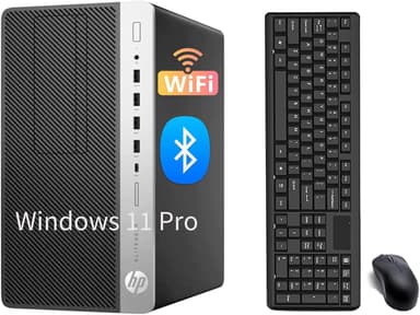 HP EliteDesk 705 G4 Mini Tower PC Computer, AMD Ryzen 3 2200G 3,2GHz, 8GB RAM, 500GB HDD, Keyboard Mouse, USB WiFi+BT, Win11 Pro (Renewed - Image 2