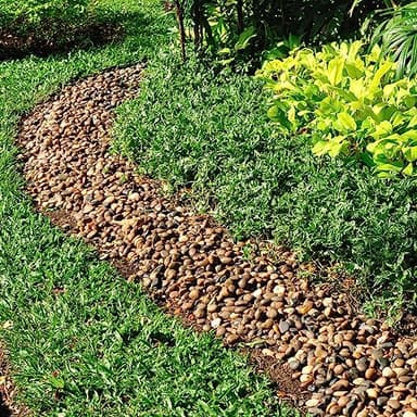 YISZM 5lbs Aquarium Rocks, 5/8" Natural Mixed Pebbles for Plants Decorative Polished River Rocks for Fish Tank, Landscaping, Gardening, Flower Pots, Vase Fillers, Indoor Water Fountains - Image 5
