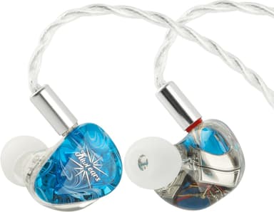 Linsoul Kiwi Ears Orchestra Lite Performance Custom 8BA in-Ear Monitor IEM with Detachable 4-core 7N Oxygen-Free Copper OFC Cable, Handcrafts Faceplate for Audiophile Studio Musician (Blue - Image 2