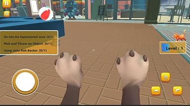 Naughty Cat from Hell Vs Angry Prankster Granny New Cat Game - Image 5