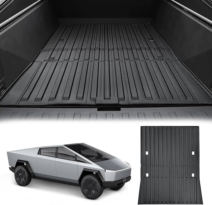 Truck Bed Mat Fit for Tesla Cybertruck 2023 2024,All Weather Bed Mat Heavy Duty Pickup Cargo Bed Liner for Cybertruck Accessories - Image 1