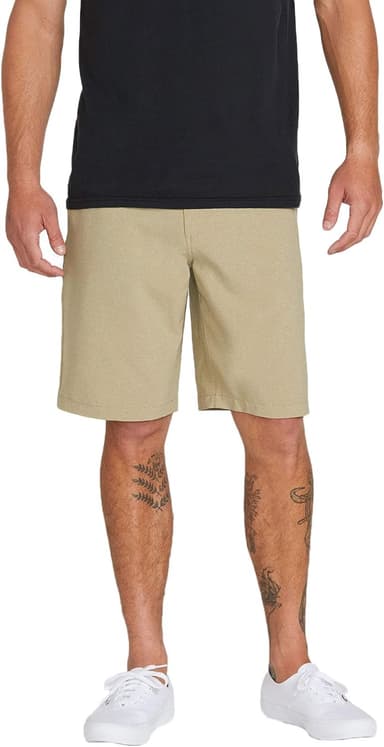 Volcom Men's Kerosene 21" Hybrid Chino Shorts, Khaki, 42 - Image 2