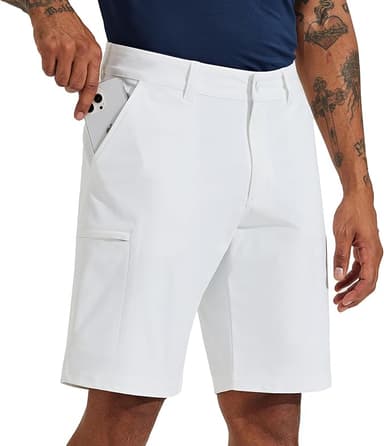 WILLIT Men's Golf Shorts 10" Stretch Quick Dry Hiking Cargo Shorts for Dress Casual Work with Pockets - Image 1