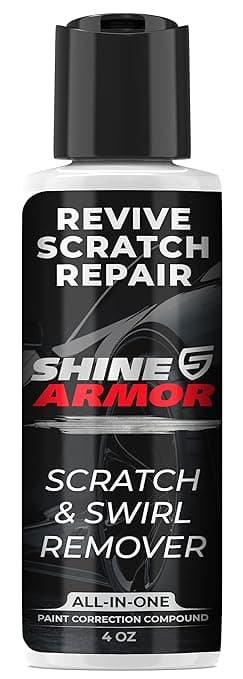 Shine Armor Car Polishing Compound Kit - Restore Faded Paint, Remove Light Scratches, Fix Paint Transfer, and Eliminate Drying Streaks - Image 1