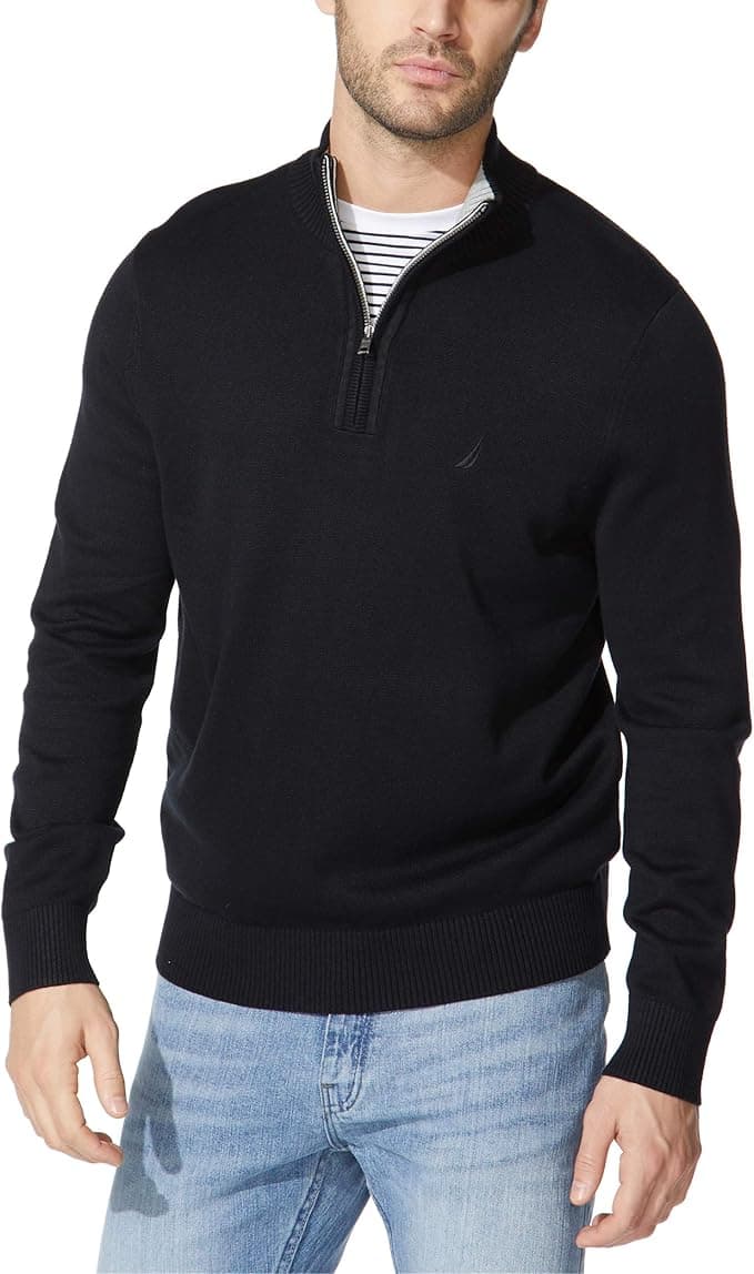 Nautica Men's Quarter-Zip Sweater - Image 1