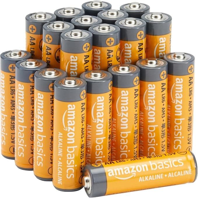 Amazon Basics 20-Pack AA Alkaline High-Performance Batteries, 1.5 Volt, 10-Year Shelf Life - Image 1