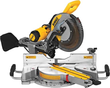 DEWALT Miter Saw, 12-inch Double Bevel Sliding Compound Miter Saw with XPS LED Shadow Light System, Includes Blade Wrench, Material Clamp and Dust Bag (DWS780 - Image 2