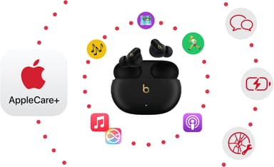 Beats Studio Buds + | True Wireless Noise Cancelling Earbuds, Enhanced Apple & Android Compatibility, Built-in Microphone, Sweat Resistant Bluetooth Headphones, Spatial Audio - Transparent - Image 6
