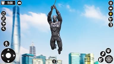 Real Flying Spider Fighting Hero Games: Rope Fighter Hero vs Mafia City Simulator - Spider Hero Adventure Game - Image 3