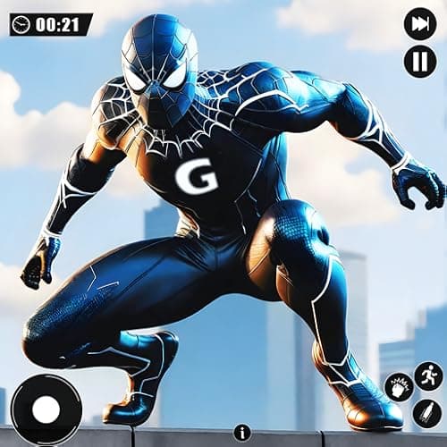 Real Flying Spider Fighting Hero Games: Rope Fighter Hero vs Mafia City Simulator - Spider Hero Adventure Game - Image 1