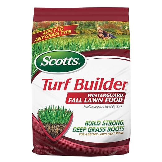 Scotts Turf Builder WinterGuard Fall Lawn Fertilizer for All Grass Types, 5,000 sq. ft., 12.5 lbs - Image 1