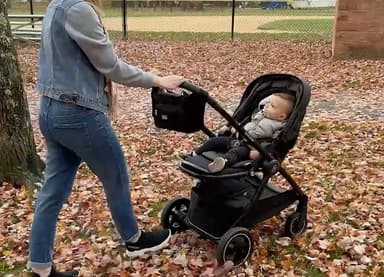 TOPDesign Universal Baby Stroller Organizer, Stroller Caddy with Detachable Mesh Bag & Heightened Insulated Cup Holders & Non-Slip Secure Hooks Accessories, Fits Most Strollers (Checkerboard - Image 8