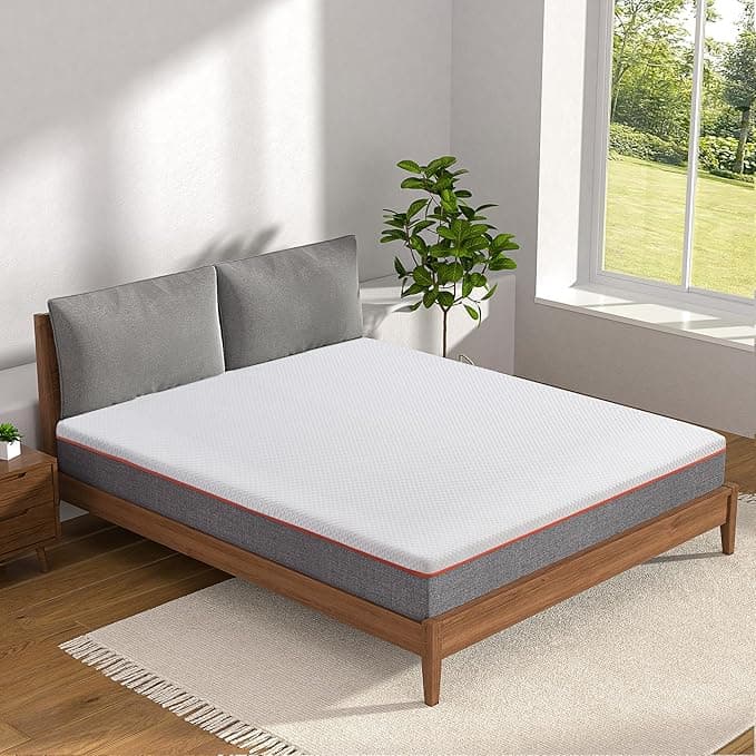 VECELO Charcoal Infused Memory Foam Full Mattress 8 Inch, Medium Firm Full Size Bed Mattress with Washable Cover for Full Bed Frame, Pressure Relieve, Fresh Cooling Comfort - Image 1