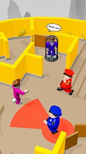 Naughty Stickman Police Fun Escape Prison Hide Run Games 2025 - Image 8