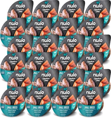 Nulo Small Breed Dog Signature Stew Chicken & Salmon in Broth, 24 x 2.8 oz Cup - Image 2