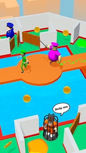 Naughty Stickman Police Fun Escape Prison Hide Run Games 2025 - Image 4